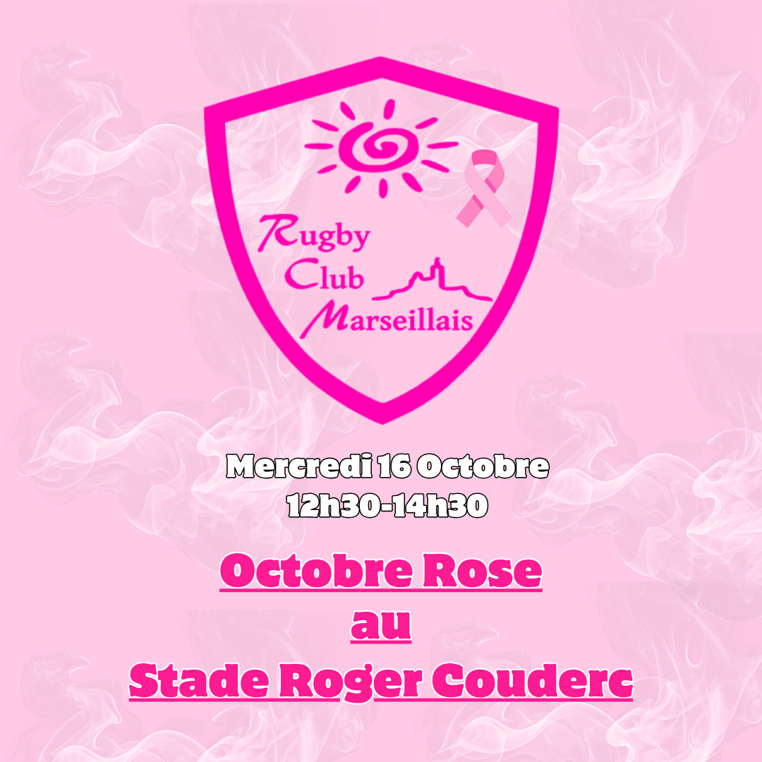 Evènement Octobre Rose du Mercredi 16 Octobre